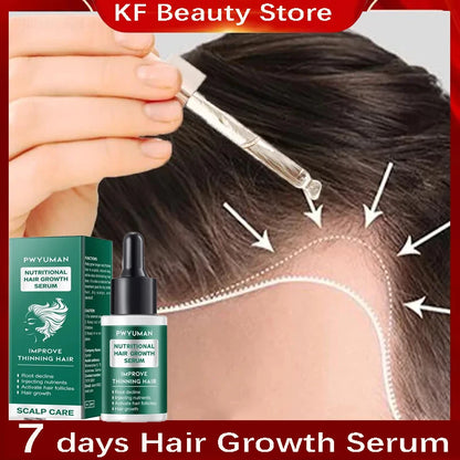 7 Days Ginger Hair Growth Serum Fast Promote Hair Regrowth Products Anti Hair Loss