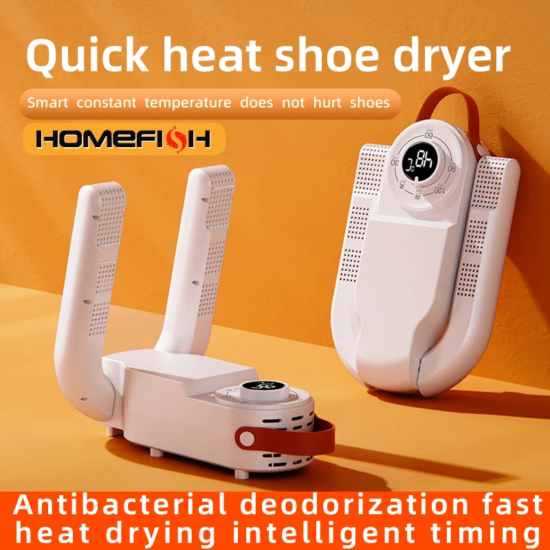 Q1 Intelligent Timer Shoe Dryer  Adjustable Dryer Quick Drying Deodorizing Sterilizing Shoe Dryer Household Shoe Warmer Heater