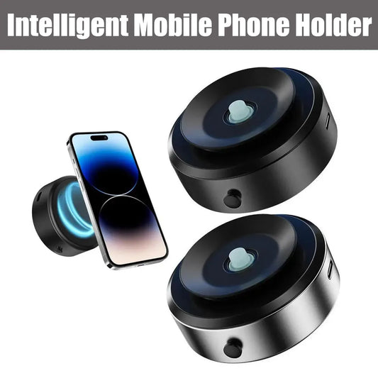 Intelligent Mobile Phone Holder Double-Sided Car Mount Magnetic Universal Adsorption Bracket Vacuum Adsorption Stable For Phone